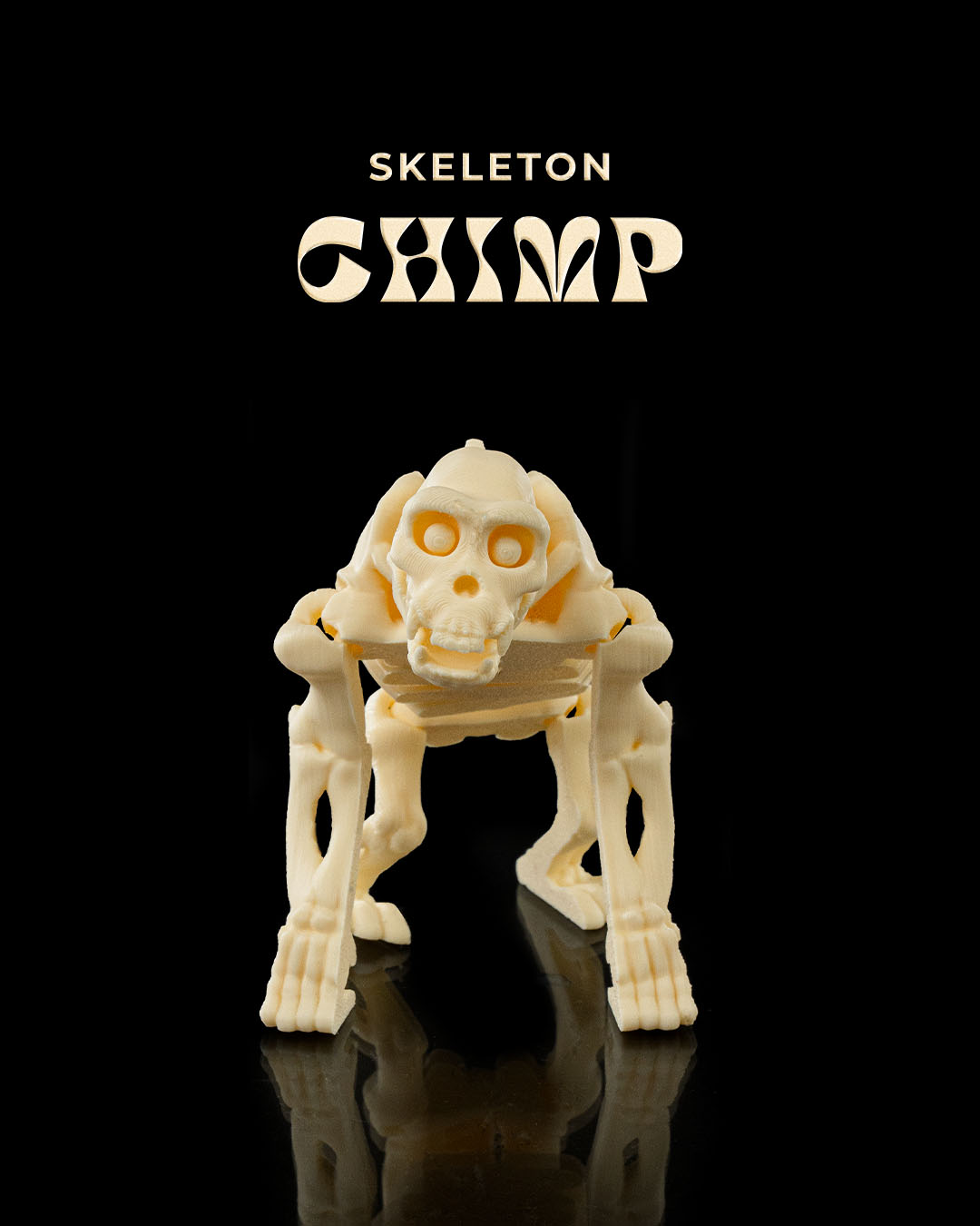 Skeleton Chimp